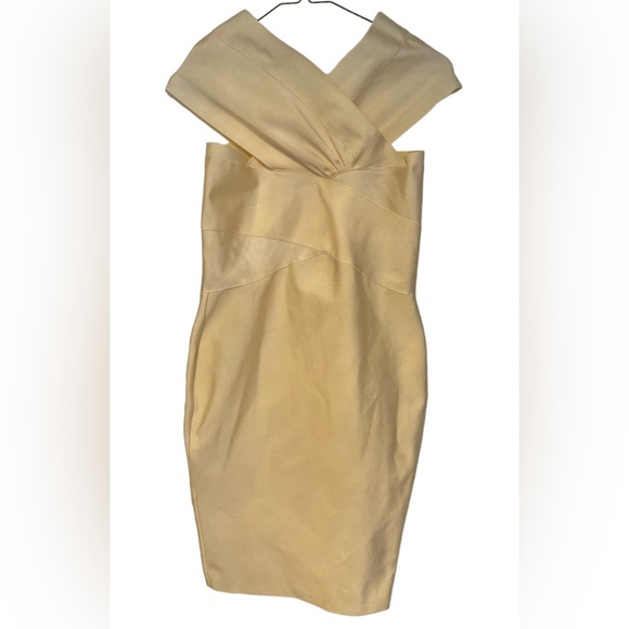 NWT FashioNova Dolled Up For You Bandage Midi Dress Ivory Small - Picture 10 of 11